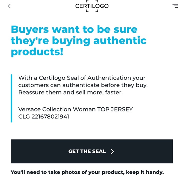 Versace Jersey Top - Picture 9 of 12